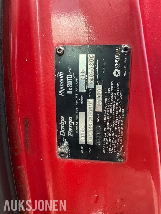 1979 Dodge D150 LI`L RED EXPRESS V8 EU OK 09.2029